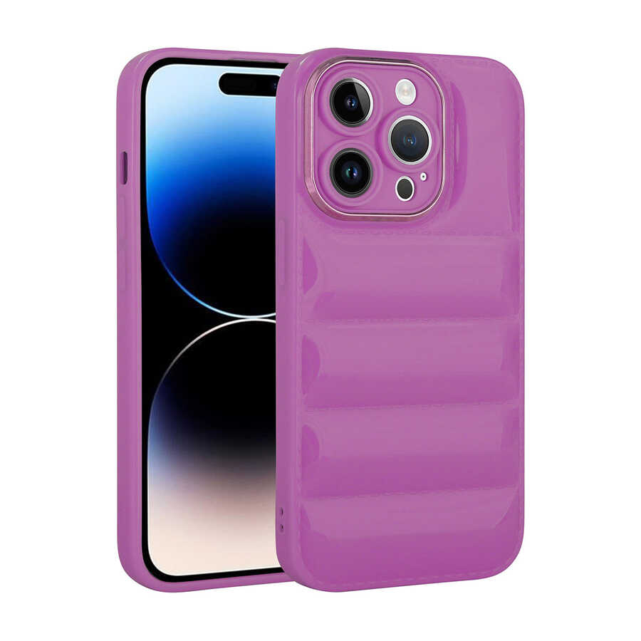 __vg|Mor|0|8680436642894-01|Apple iPhone 14 Pro Max Kılıf Kamera Korumalı Parlak Airbag'li Gordonix Galya Kapak