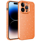 __vg|Turuncu|0|8680436643617-01|Apple iPhone 14 Pro Max Kılıf Kamera Korumalı Simli Lüks Gordonix Koton Kapak