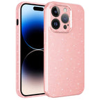 __vg|Pembe|0|8680436643624-01|Apple iPhone 14 Pro Max Kılıf Kamera Korumalı Simli Lüks Gordonix Koton Kapak