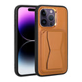 __vg|Kahve Açık|0|8680436652190-01|Apple iPhone 14 Pro Max Kılıf Kartlıklı Standlı ​Pu Deri Gordonix Memo Kapak