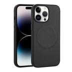 __vg|Siyah|0|8680436654583-01|Apple iPhone 14 Pro Max Kılıf PU Deri MagSafe Wireless Şarj Özellikli Gordonix Derix Kapak