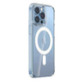 __vg|Renksiz|0|8680436655993-01|Apple iPhone 14 Pro Max Kılıf MagSafe Şarj Özellikli Şeffaf Sert PC Gordonix Embos Kapak