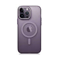 __vg|Derin Mor|0|8680436658871-01|Apple iPhone 14 Pro Max Kılıf MagSafe Şarj Özellikli Buzlu Sert PC Gordonix Tuval Kapak