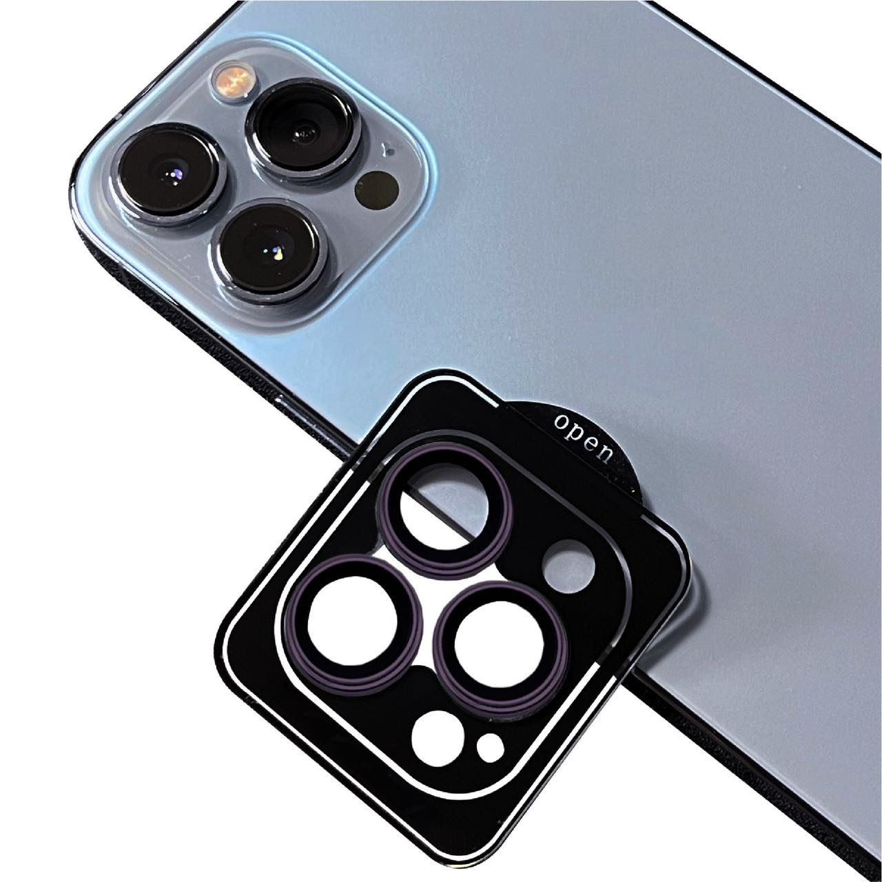 __vg|Derin Mor|0|8680436679968-01|Apple iPhone 14 Pro Max Gordonix CL-11 Safir Parmak İzi Bırakmayan Anti-Reflective Kamera Lens Koruyucu