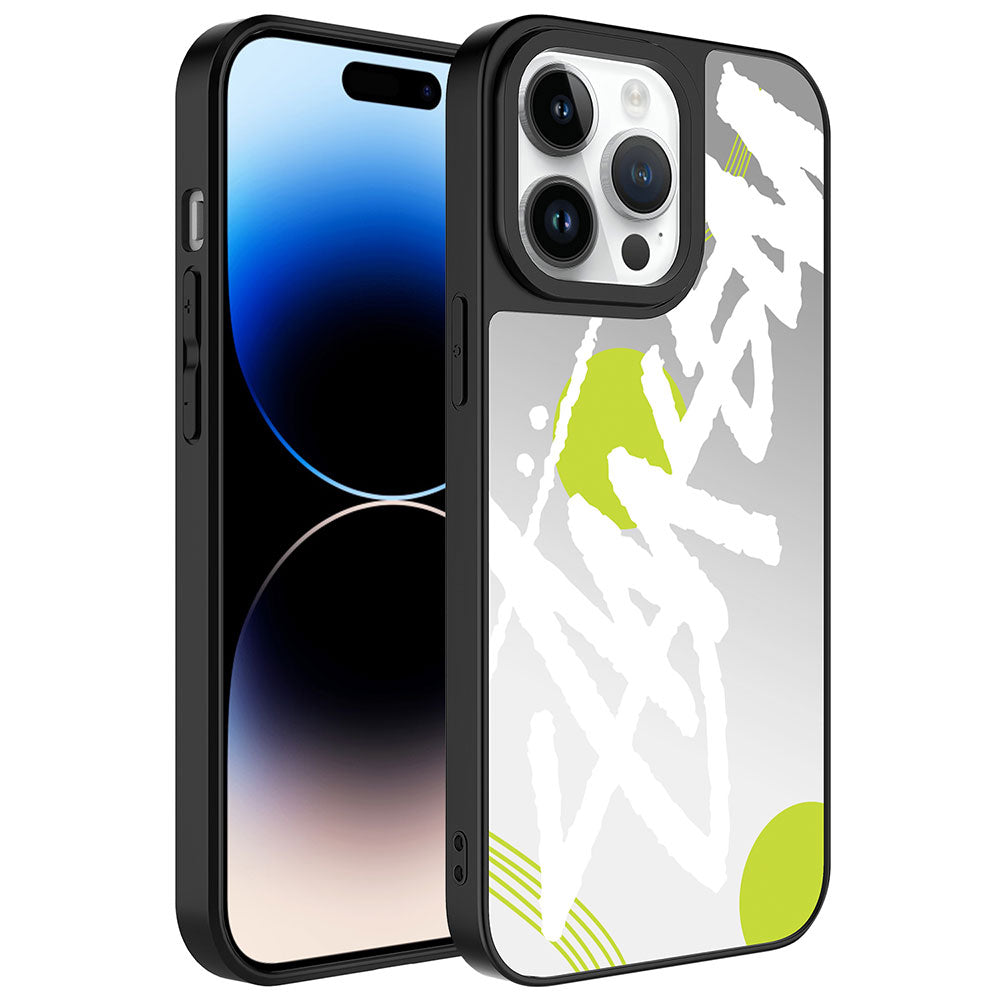 __vg|Yazı|0|8680436682401-01|Apple iPhone 14 Pro Max Kılıf Aynalı Desenli Kamera Korumalı Parlak Gordonix Mirror Kapak