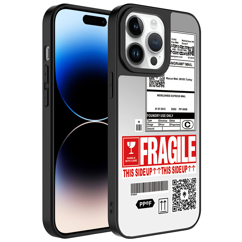 __vg|Fragile|0|8680436682418-01|Apple iPhone 14 Pro Max Kılıf Aynalı Desenli Kamera Korumalı Parlak Gordonix Mirror Kapak