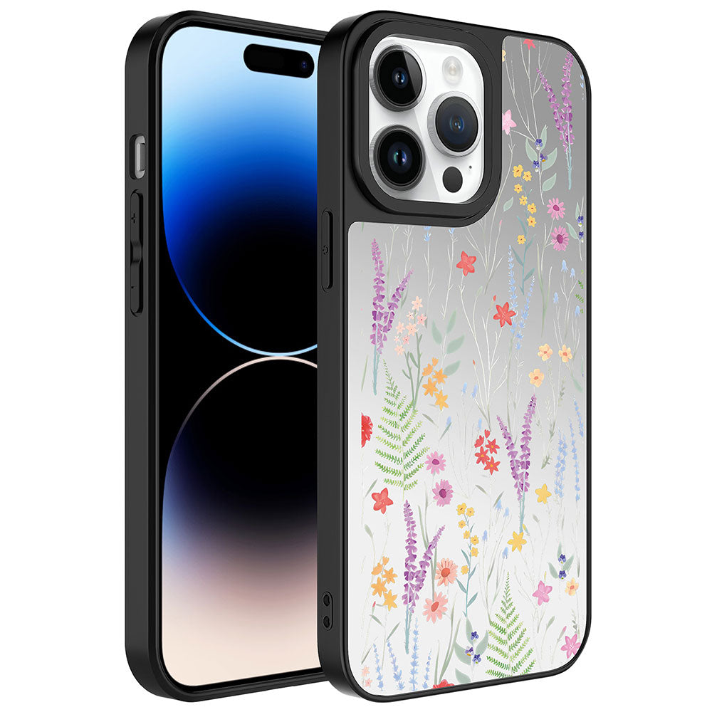 __vg|Dallar|0|8680436686881-01|Apple iPhone 14 Pro Max Kılıf Aynalı Desenli Kamera Korumalı Parlak Gordonix Mirror Kapak