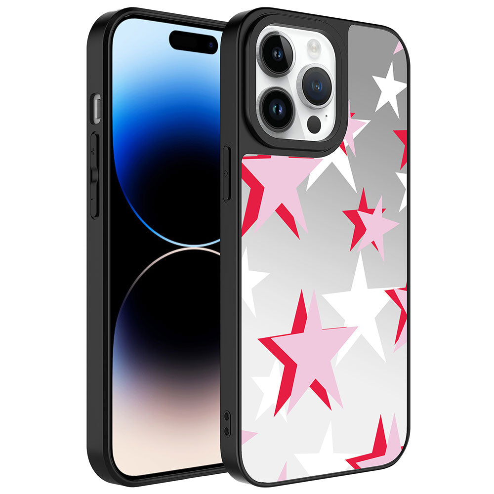 __vg|Yıldız|0|8680436686898-01|Apple iPhone 14 Pro Max Kılıf Aynalı Desenli Kamera Korumalı Parlak Gordonix Mirror Kapak
