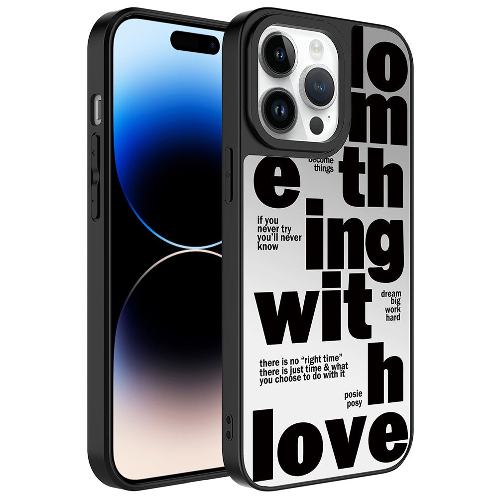 __vg|Love|0|8680436686904-01|Apple iPhone 14 Pro Max Kılıf Aynalı Desenli Kamera Korumalı Parlak Gordonix Mirror Kapak