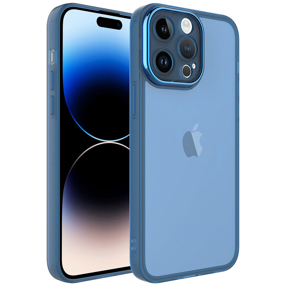 __vg|Mavi|0|8680436687635-01|Apple iPhone 14 Pro Max Kılıf Kamera Korumalı Transparan Gordonix Post Kapak