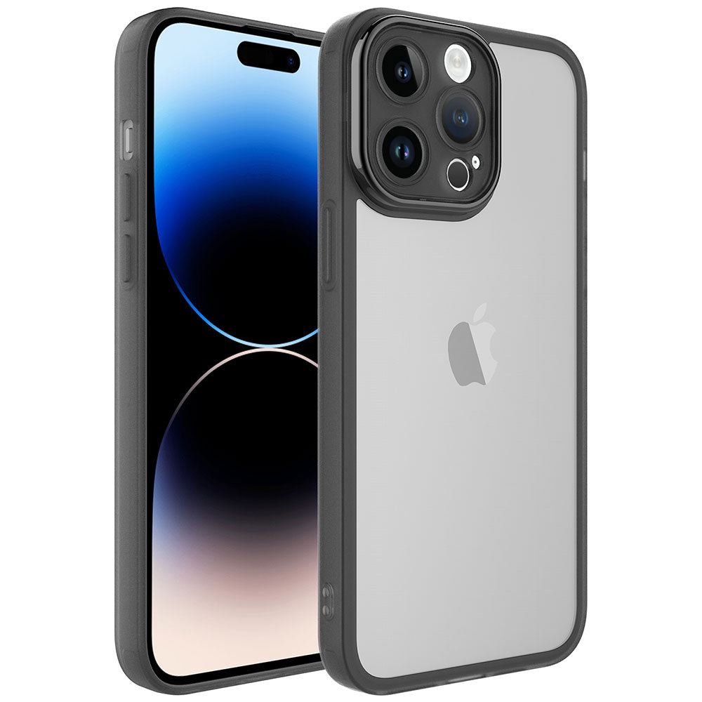__vg|Siyah|0|8680436687642-01|Apple iPhone 14 Pro Max Kılıf Kamera Korumalı Transparan Gordonix Post Kapak