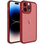 __vg|Kırmızı|0|8680436687659-01|Apple iPhone 14 Pro Max Kılıf Kamera Korumalı Transparan Gordonix Post Kapak