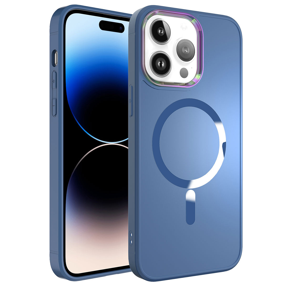 __vg|Sierra Mavi|0|8680436694138-01|Apple iPhone 14 Pro Max Kılıf MagSafe Wireless Şarj Özellikli Gordonix Stil Kapak