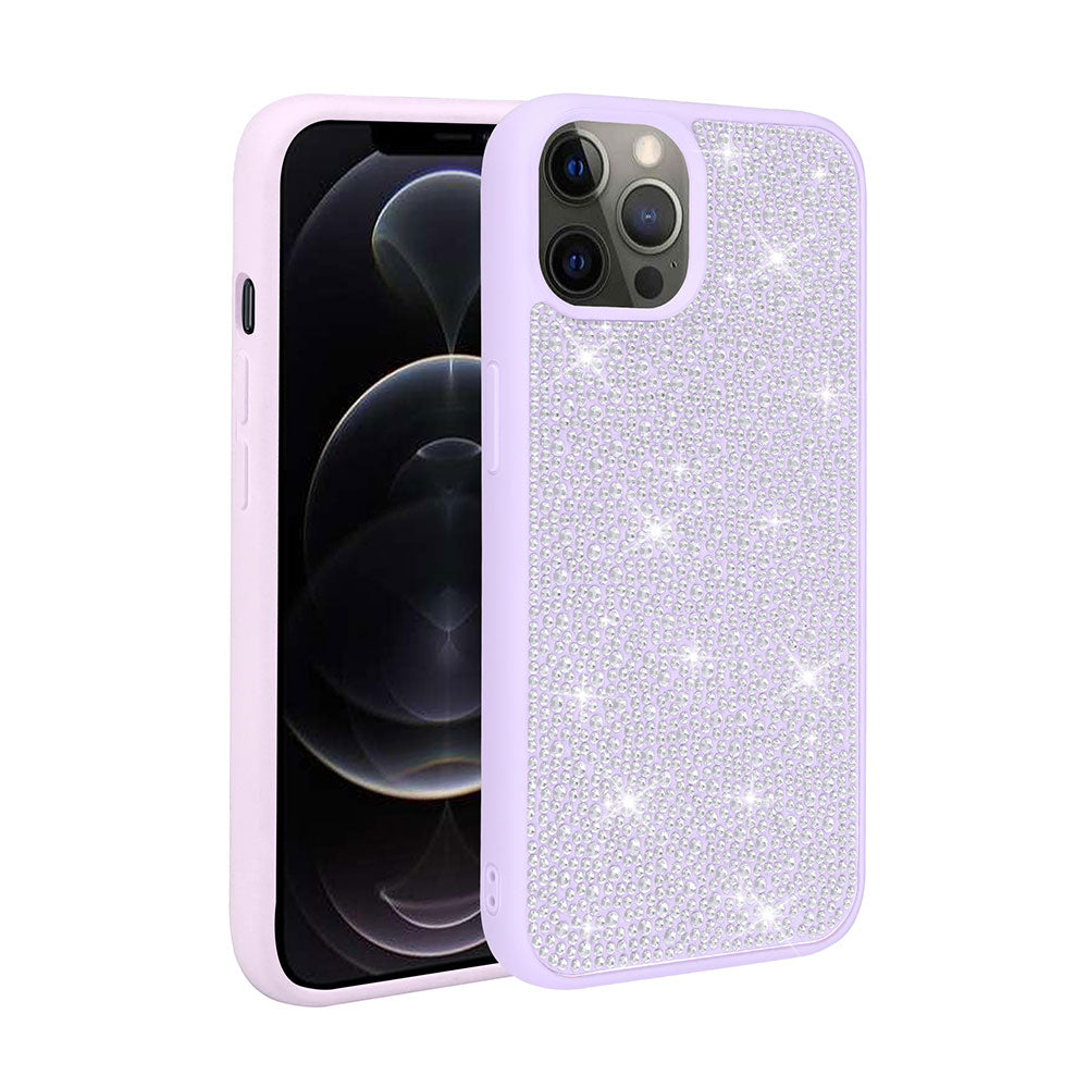 __vg|Lila|0|8680436695661-01|Apple iPhone 14 Pro Max Kılıf Parlak Taşlı Tasarım Gordonix Ston Kapak