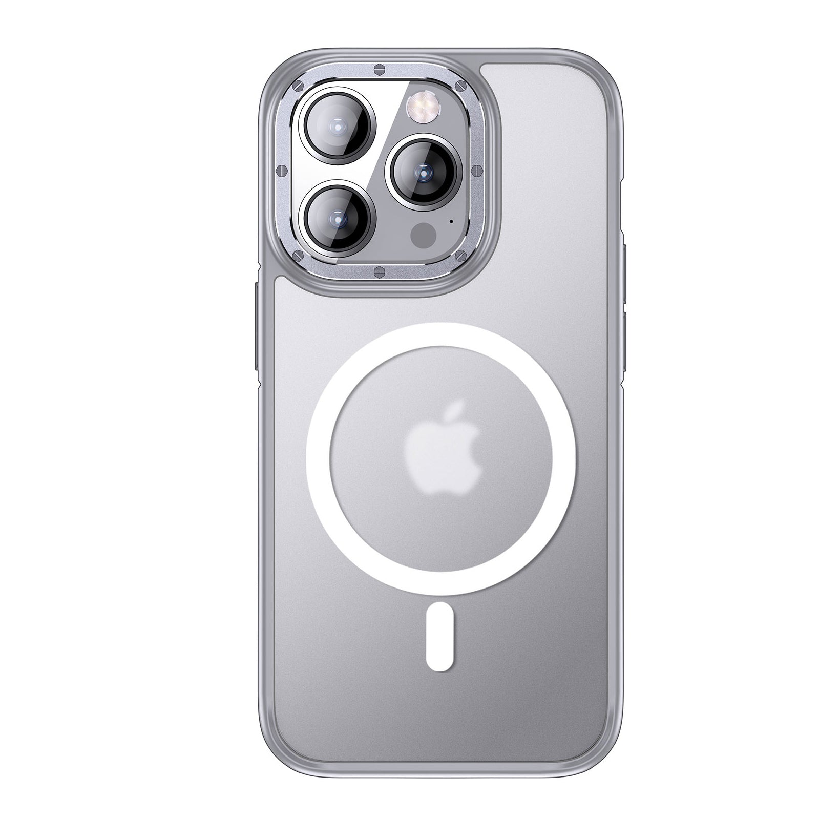 __vg|Gümüş|0|8680436696361-01|Apple iPhone 14 Pro Max Kılıf MagSafe Şarj Özellikli Mat Görünümlü Wlons Vevo Kapak