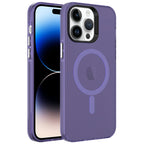 __vg|Derin Mor|0|8680436704202-01|Apple iPhone 14 Pro Max Kılıf Gordonix MagSafe Şarj Özellikli Buzlu Transparan C-Pro Sert Kapak