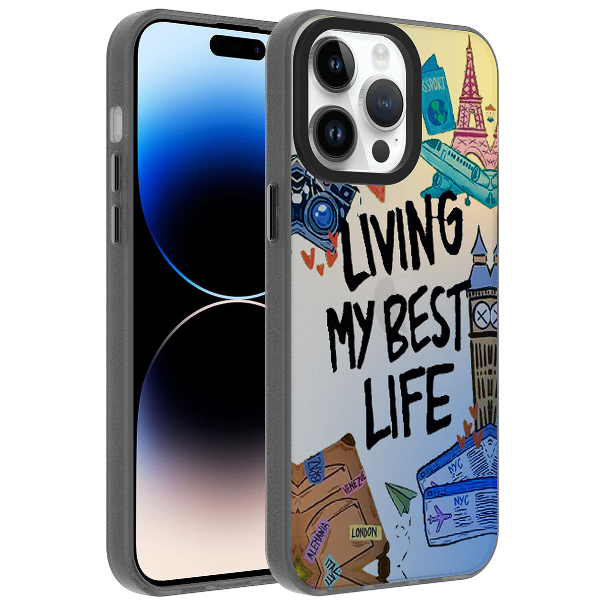 __vg|Seyahat|0|8680436706268-01|Apple iPhone 14 Pro Max Kılıf Desenli Gordonix Dragon Sert Kapak