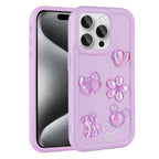 __vg|Mor|0|8680436734995-01|Apple iPhone 14 Pro Max Kılıf Kabartma Figürlü Parlak Gordonix Toys Silikon Kapak