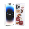 __vg|Beyaz|0|8680436756294-01|Apple iPhone 14 Pro Max Kılıf Parlayan Simli Kabartma Figürlü Gordonix Cevze Kapak