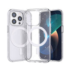 __vg|Şeffaf|0|8680436772546-01|Apple iPhone 14 Pro Max Kılıf MagSafe Şarj Özellikli Parlayan Simli Saydam Renkli Gordonix Allstar Kapak