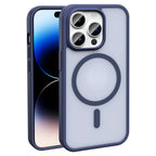 __vg|Lacivert|0|8680436777374-01|Apple iPhone 14 Pro Max Kılıf MagSafe Şarj Özellikli Mat Arka Yüzey Gordonix Sio Kapak