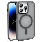 __vg|Gri|0|8680436777381-01|Apple iPhone 14 Pro Max Kılıf MagSafe Şarj Özellikli Mat Arka Yüzey Gordonix Sio Kapak