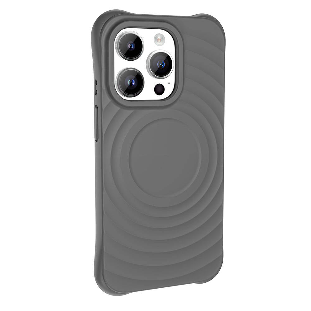 __vg|Gri|0|8680436778326-01|Apple iPhone 14 Pro Max MagSafe Şarj Özellikli Airbagli Mat Görünümlü Gordonix Hepi Kapak