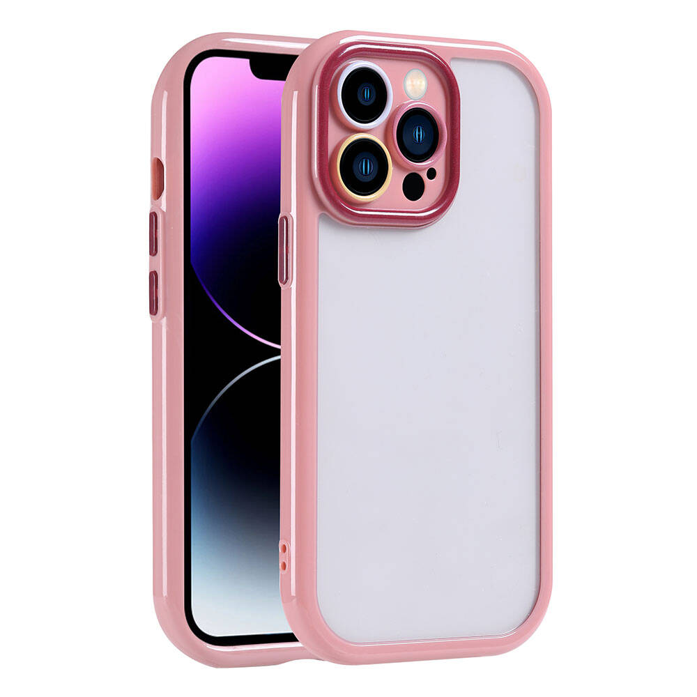 __vg|Mürdüm|0|8680436781883-01|Apple iPhone 14 Pro Max Kılıf Kamera Korumalı Renkli Kenar ve Çerçeve Tasarımlı Gordonix Vitamin Kapak