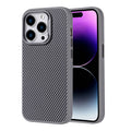 __vg|Gümüş|0|8680436782934-01|Apple iPhone 14 Pro Max Kılıf MagSafe Şarj Özellikli Karbon Fiber Görünümlü Gordonix Troy Kapak