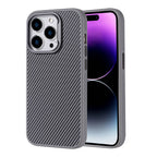 __vg|Gümüş|0|8680436782934-01|Apple iPhone 14 Pro Max Kılıf MagSafe Şarj Özellikli Karbon Fiber Görünümlü Gordonix Troy Kapak