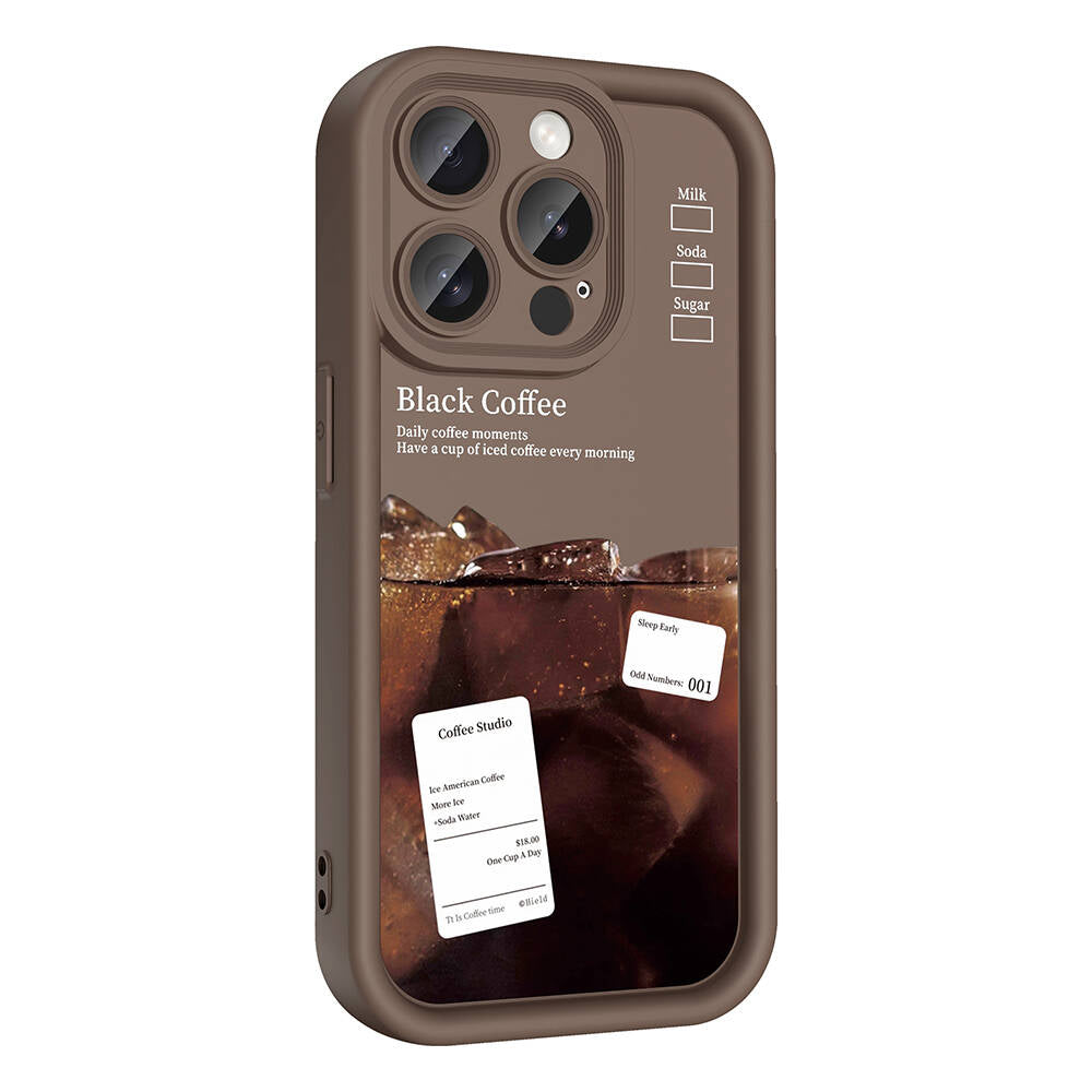 __vg|Koyu Kahve|0|8680436783184-01|Apple iPhone 14 Pro Max Kılıf Kamera Korumalı Baskılı Arka Yüzey Gordonix Klas Kapak
