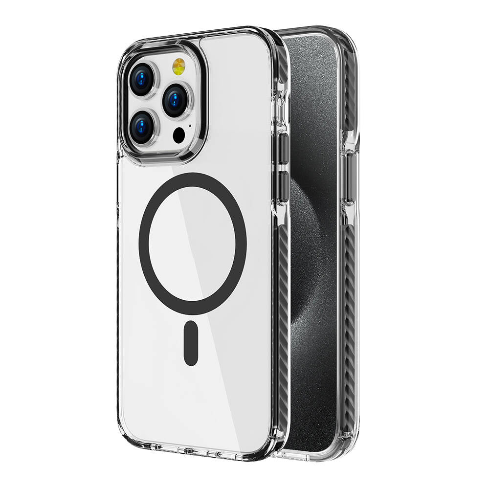 __vg|Siyah|0|8680436796382-01|Apple iPhone 14 Pro Max Kılıf MagSafe Şarj Özellikli Airbagli Takılabilir Askı Aparatlı Gordonix Nana Kapak