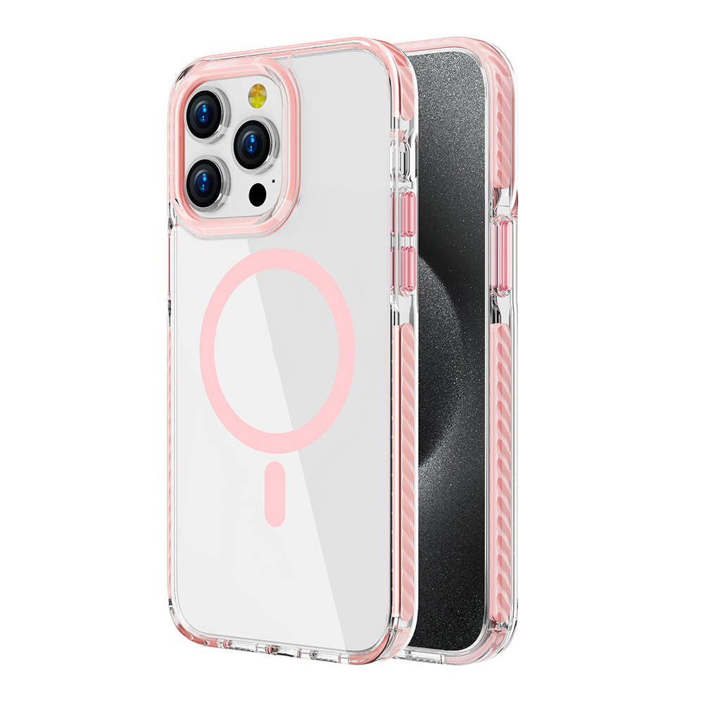 __vg|Pembe|0|8680436796399-01|Apple iPhone 14 Pro Max Kılıf MagSafe Şarj Özellikli Airbagli Takılabilir Askı Aparatlı Gordonix Nana Kapak