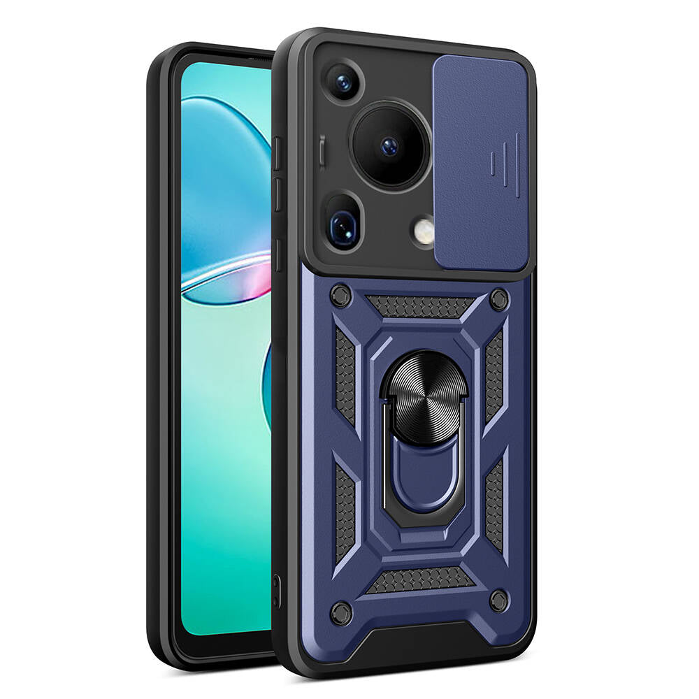 __vg|Mavi|0|8680436798065-01|Huawei Pura 70 Ultra Kılıf Magnetik Standlı Kamera Korumalı Gordonix Sürgülü Vega Kapak
