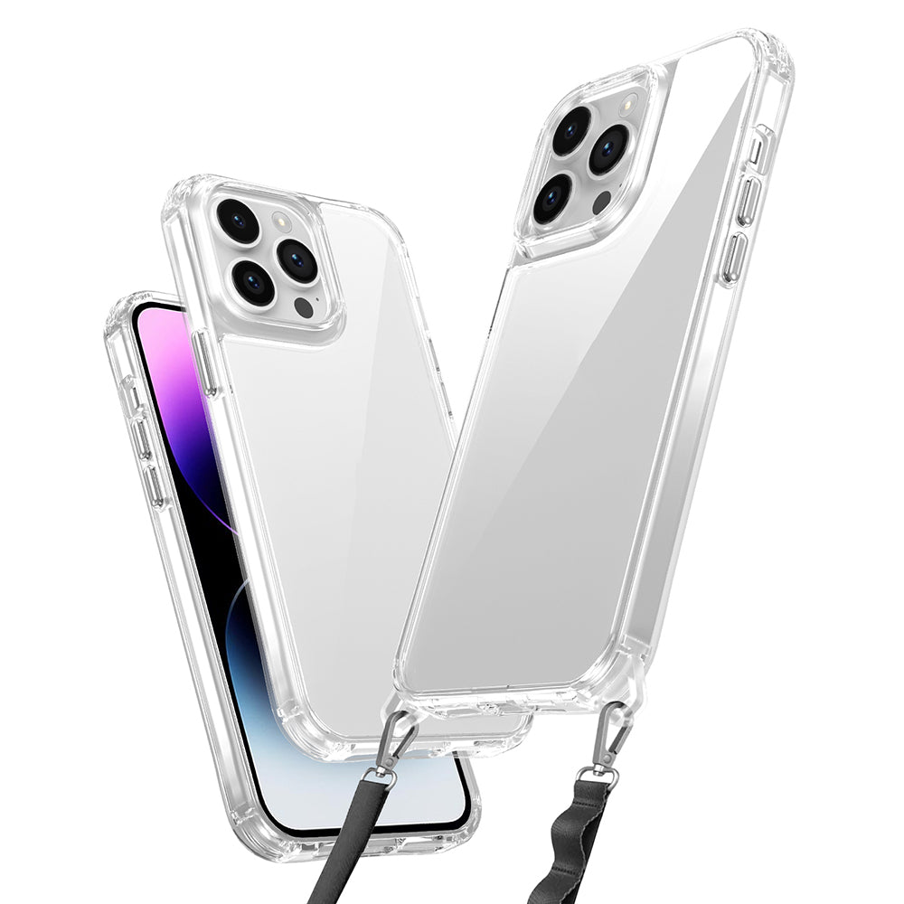 __vg|Şeffaf|0|8680436810330-01|Apple iPhone 14 Pro Max Kılıf Airbagli Takılabilir Askı Aparatlı Gordonix Snap Silikon Kapak