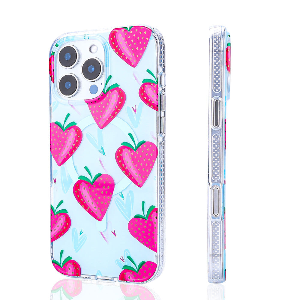__vg|Pembe-Mavi|0|8680436820285-01|Apple iPhone 14 Pro Max Kılıf MagSafe Şarj Özellikli Gordonix Stilo Kapak