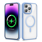 __vg|Açık Mavi|0|8680436824481-01|Apple iPhone 14 Pro Max Kılıf MagSafe Wireless Şarj Özellikli Silikon Gordonix Ege Kapak