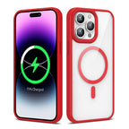__vg|Kırmızı|0|8680436824498-01|Apple iPhone 14 Pro Max Kılıf MagSafe Wireless Şarj Özellikli Silikon Gordonix Ege Kapak