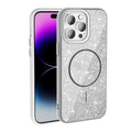 __vg|Beyaz|0|8680436829646-01|Apple iPhone 14 Pro Max Kılıf MagSafe Şarj Özellikli Parlayan Simli Gordonix Okso Kapak
