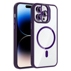 __vg|Derin Mor|0|8680436857014-01|Apple iPhone 14 Pro Max Kılıf Standlı ve Kamera Lens Hediyeli MagSafe Şarj Özellikli Gordonix Etro Kapak