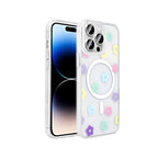 __vg|Papatya|0|8680436877449-01|Apple iPhone 14 Pro Max Kılıf MagSafe Şarj Özellikli Şeffaf Gordonix Folk Sert Kapak