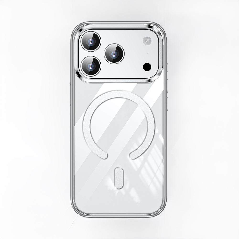 __vg|Gümüş|0|8680436895665-01|Apple iPhone 17 Pro Max Kılıf MagSafe Şarj Özellikli Wlons Standlı Efsane Kapak