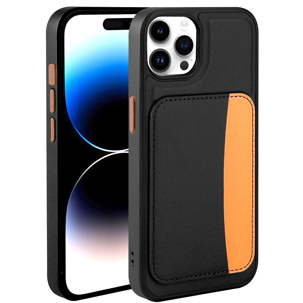 __vg|Siyah|0|8680436897270-01|Apple iPhone 14 Pro Max Kılıf Kartlıklı Gordonix X-Kart Silikon Kapak