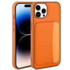 __vg|Turuncu|0|8680436897300-01|Apple iPhone 14 Pro Max Kılıf Kartlıklı Gordonix X-Kart Silikon Kapak