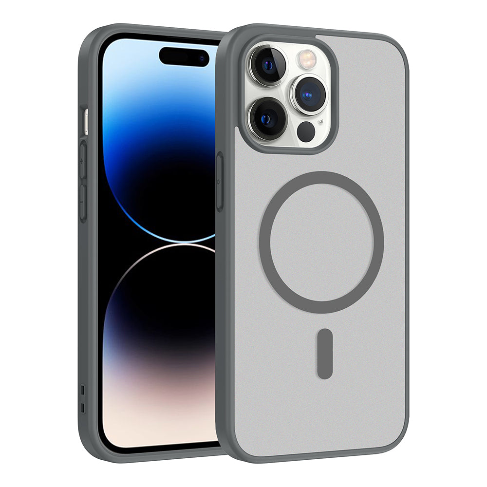 __vg|Gri|0|8680436917732-01|Apple iPhone 14 Pro Max Kılıf MagSafe Şarj Özellikli Gordonix Babet Kapak