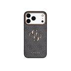 __vg|Siyah|7|8680436926208-08|Apple iPhone 17 Pro Max Guess Orjinal Lisanslı Büyük 4G ve Yazı Logolu Kılıf + Ekran Koruyucu + Lens Koruyucu 3in1 Aksesuar Seti
