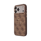 __vg|Kahverengi|5|8680436926215-06|Apple iPhone 17 Pro Max Guess Orjinal Lisanslı Büyük 4G ve Yazı Logolu Kılıf + Ekran Koruyucu + Lens Koruyucu 3in1 Aksesuar Seti