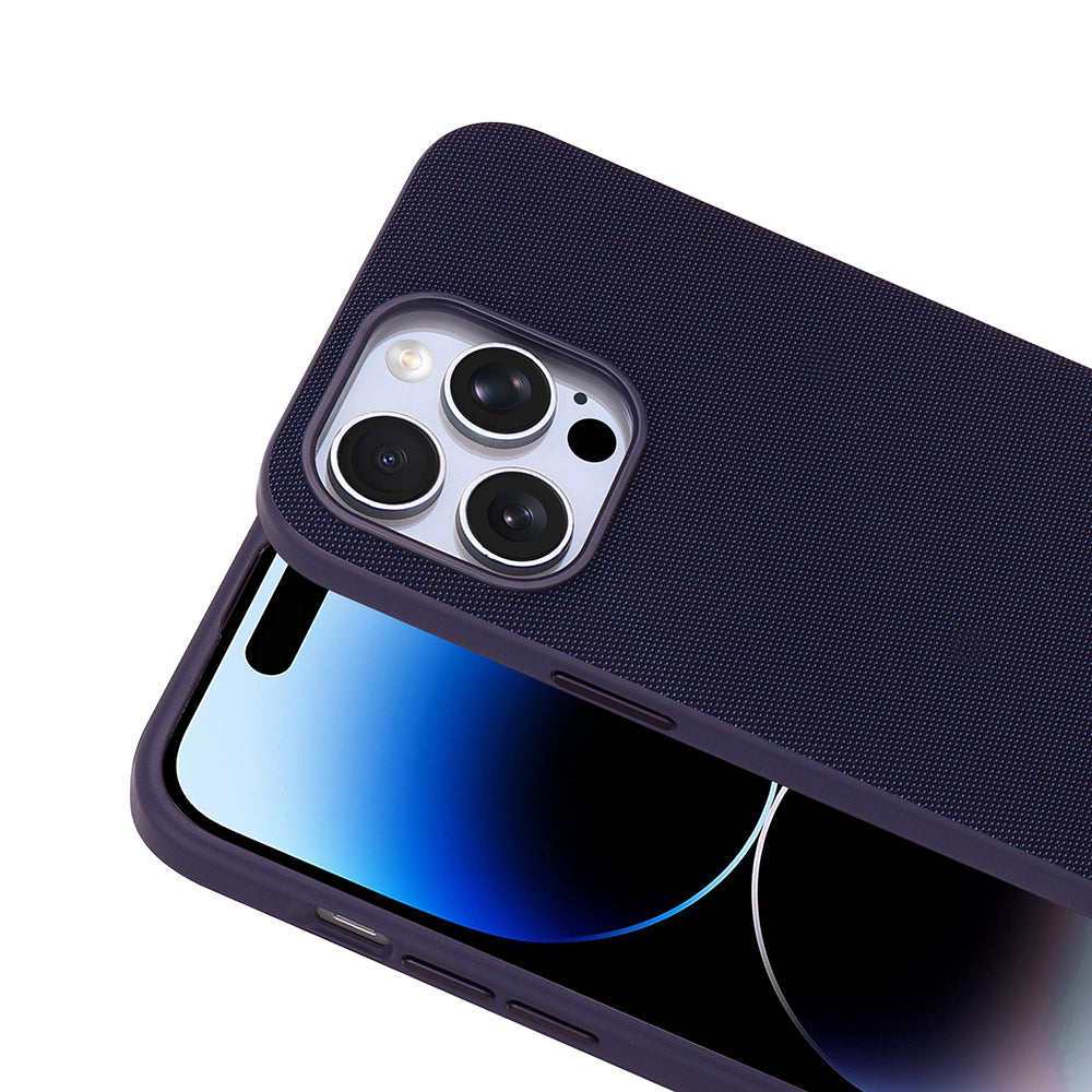 __vg|Derin Mor|2|8680436933121-03|Apple iPhone 14 Pro Max Kılıf MagSafe Şarj Özellikli Kumaş Tasarımlı Gordonix Miami Sert PC Kapak