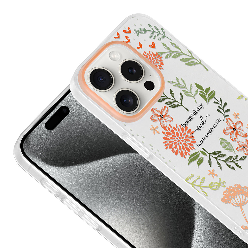 __vg|Beautiful|2|8680436935712-03|Apple iPhone 14 Pro Max Kılıf Kamera Korumalı Desenli Gordonix Klip Kapak