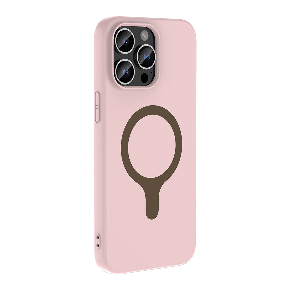 __vg|Açık Pembe|2|8680436940204-03|Apple iPhone 14 Pro Max Kılıf MagSafe Şarj Özellikli Gordonix Aris Silikon Kapak